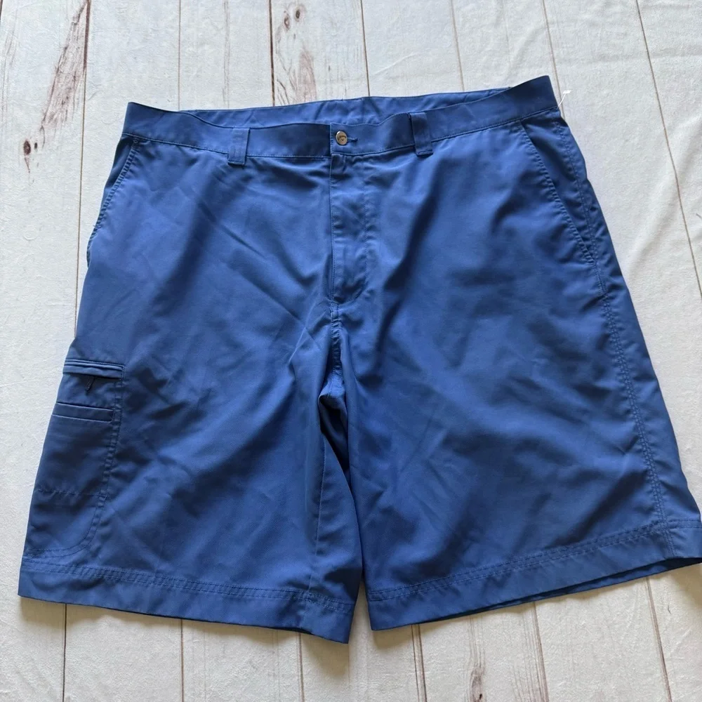 Callaway Men’s Blue Golf Cargo Shorts Size 40 Resortwear Vacation Casual Comfy - Picture 1 of 10